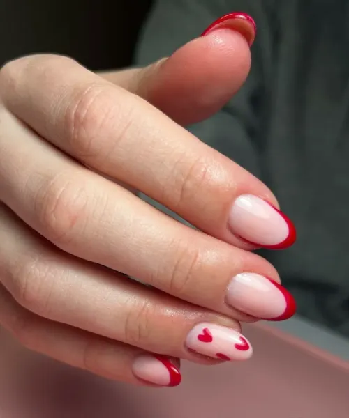 32 Cute Red French Tip Nails to Rock This Month!